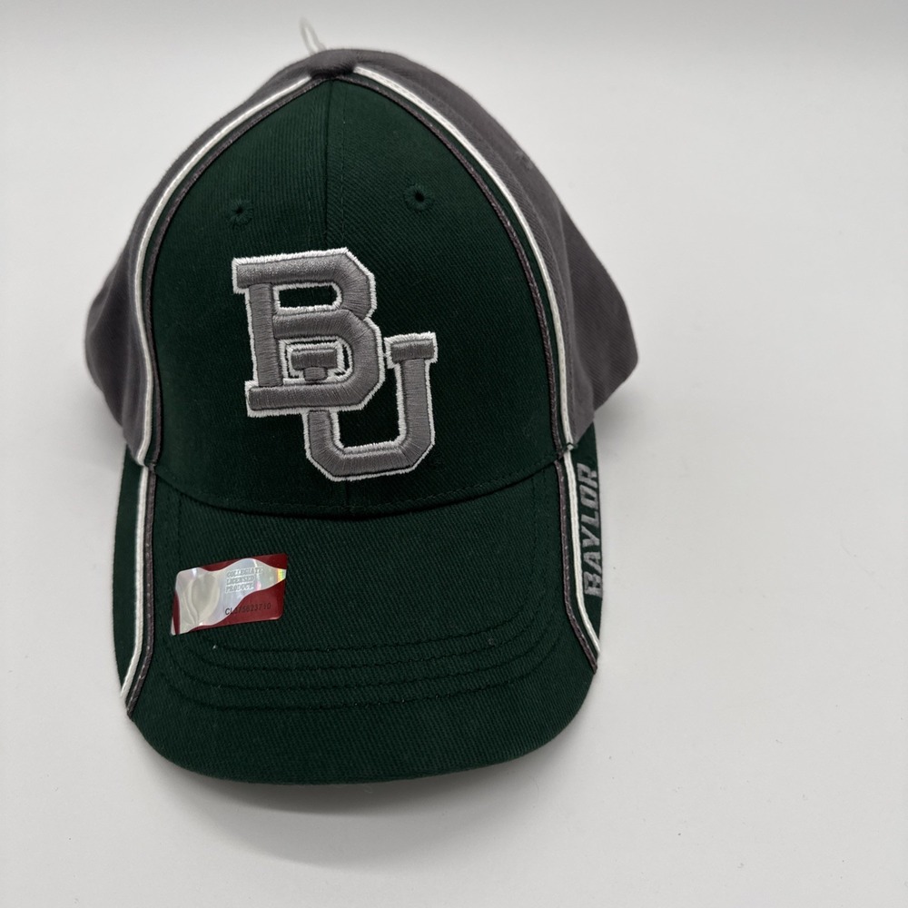 Baylor Bears Hat‎ Cap Green Adjustable Captivating Headgear NEW
